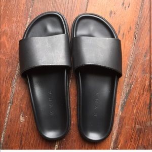 Genuine leather reformation kyma sandals